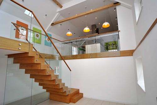 Glass Stair Case